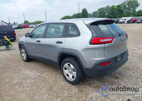 2015 Jeep Cherokee Sport from USA, damaged, VIN 1C4PJLAB7FW525687